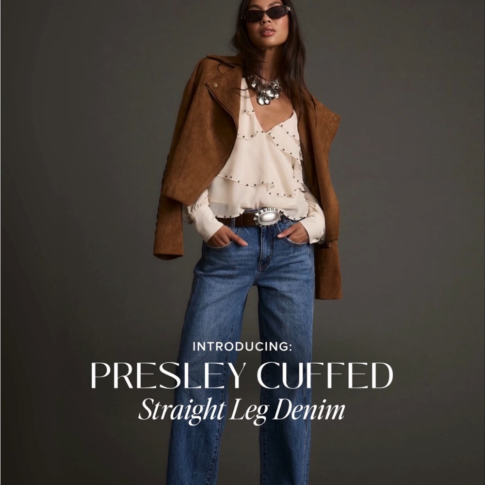 12th Tribe brand new Presley cut straight leg jeans
HOT NEW TREND❤️ - Picture 3 of 6